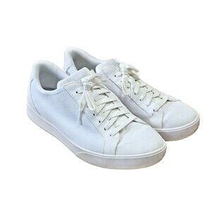 WN Unisex 7.5W / 9W Kizik Irvine Casual Shoes White Canvas Sneakers Casual EUC